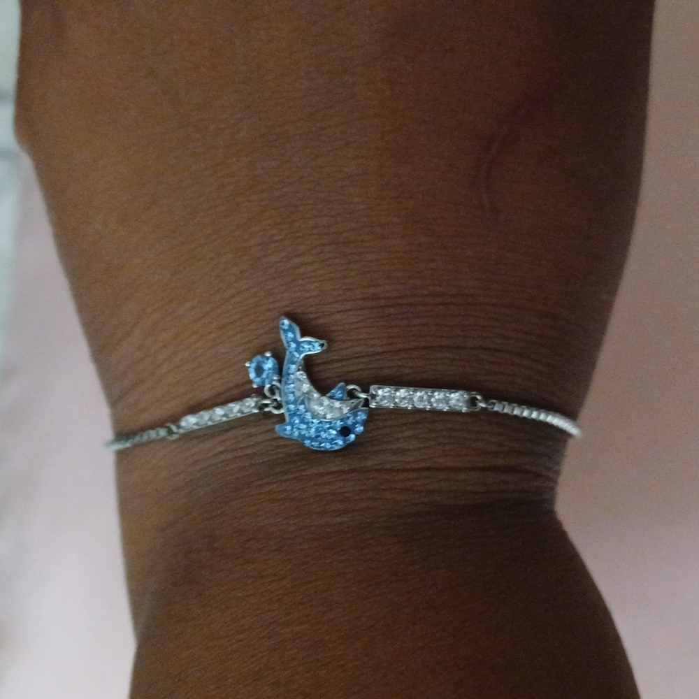 Silver drawstring bracelet - Picture 3 of 3